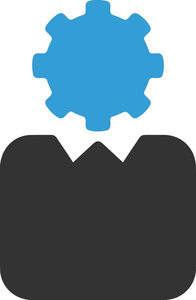 Gear setting symbol icon vector image. Illustration of the industrial wheel mechine mechanism design image