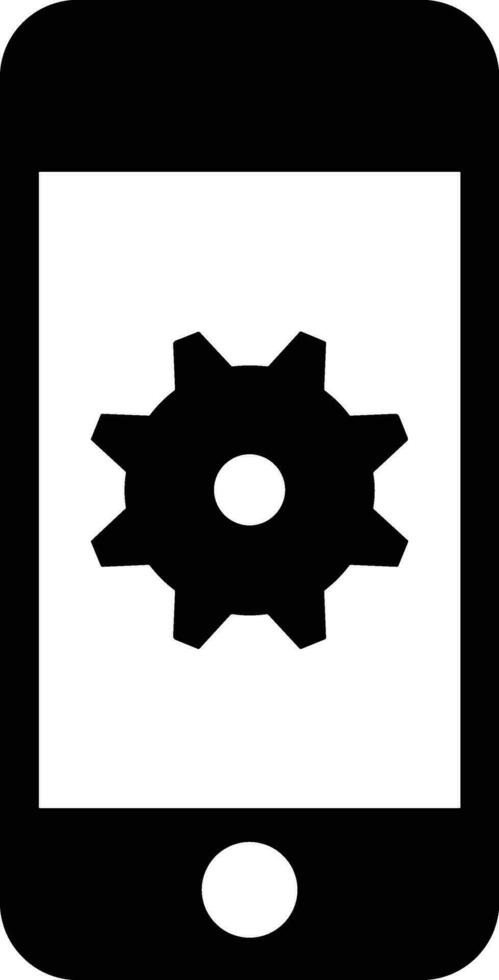 Gear setting symbol icon vector image. Illustration of the industrial wheel mechine mechanism design image