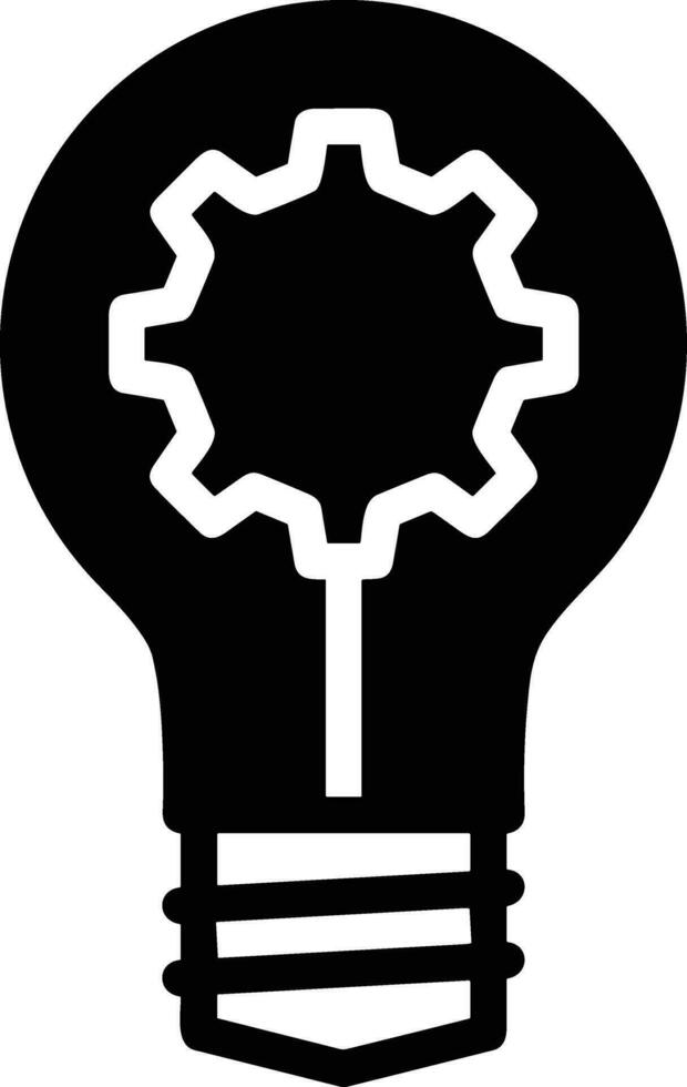 Gear setting symbol icon vector image. Illustration of the industrial wheel mechine mechanism design image