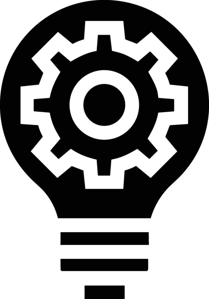 Gear setting symbol icon vector image. Illustration of the industrial wheel mechine mechanism design image