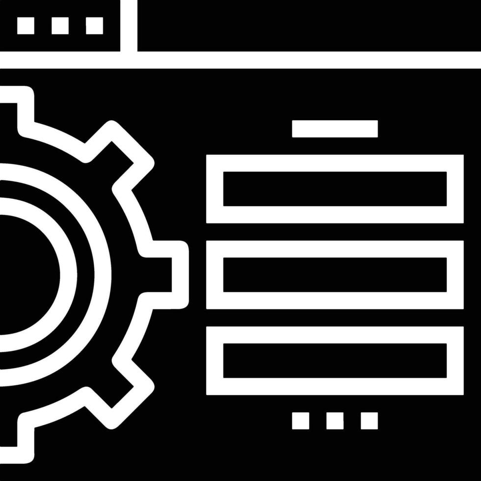 Gear setting symbol icon vector image. Illustration of the industrial wheel mechine mechanism design image