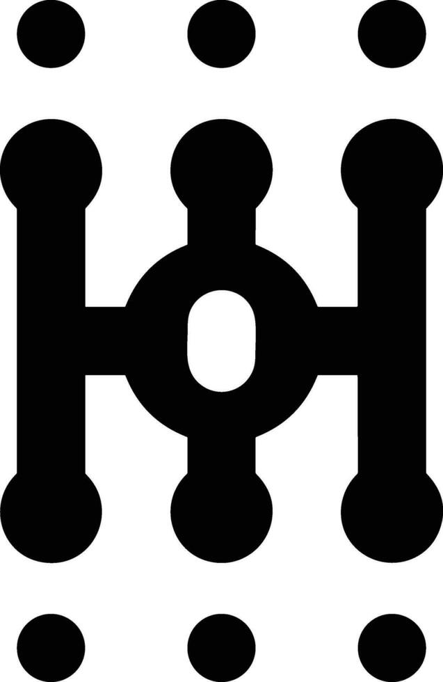 Gear setting symbol icon vector image. Illustration of the industrial wheel mechine mechanism design image