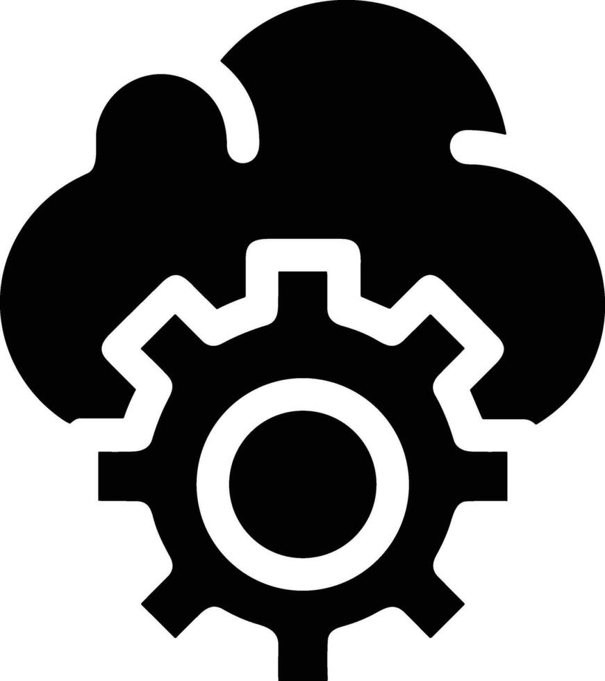 engranaje ajuste símbolo icono vector imagen. ilustración de el industrial rueda máquina mecanismo diseño imagen