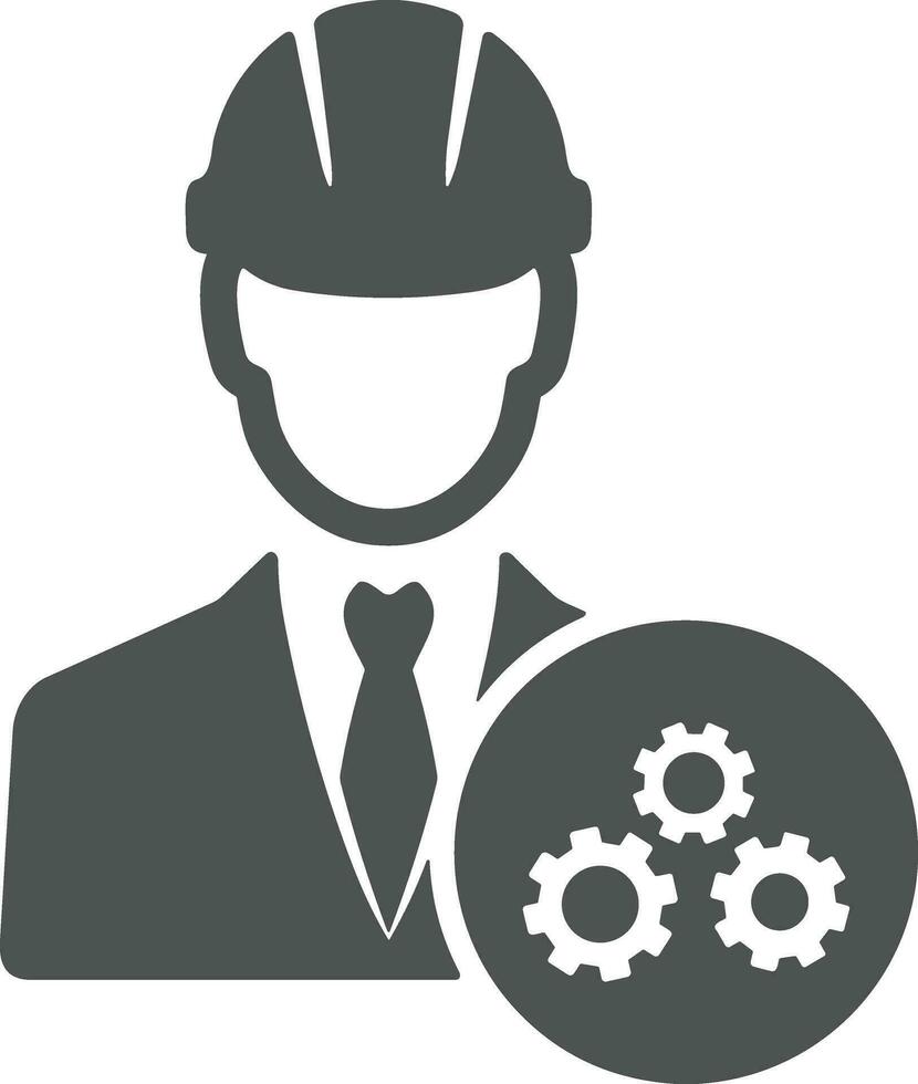 Gear setting symbol icon vector image. Illustration of the industrial wheel mechine mechanism design image