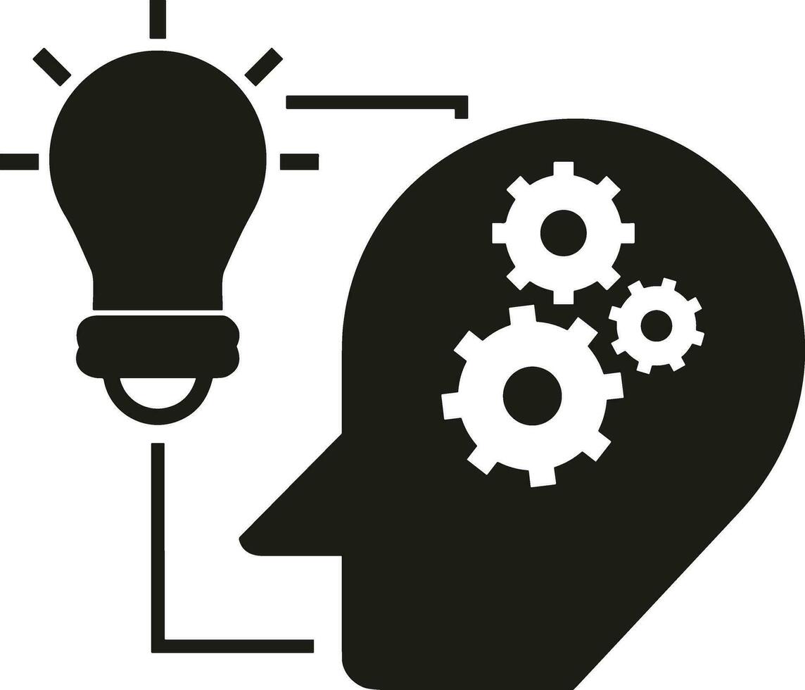 Gear setting symbol icon vector image. Illustration of the industrial wheel mechine mechanism design image