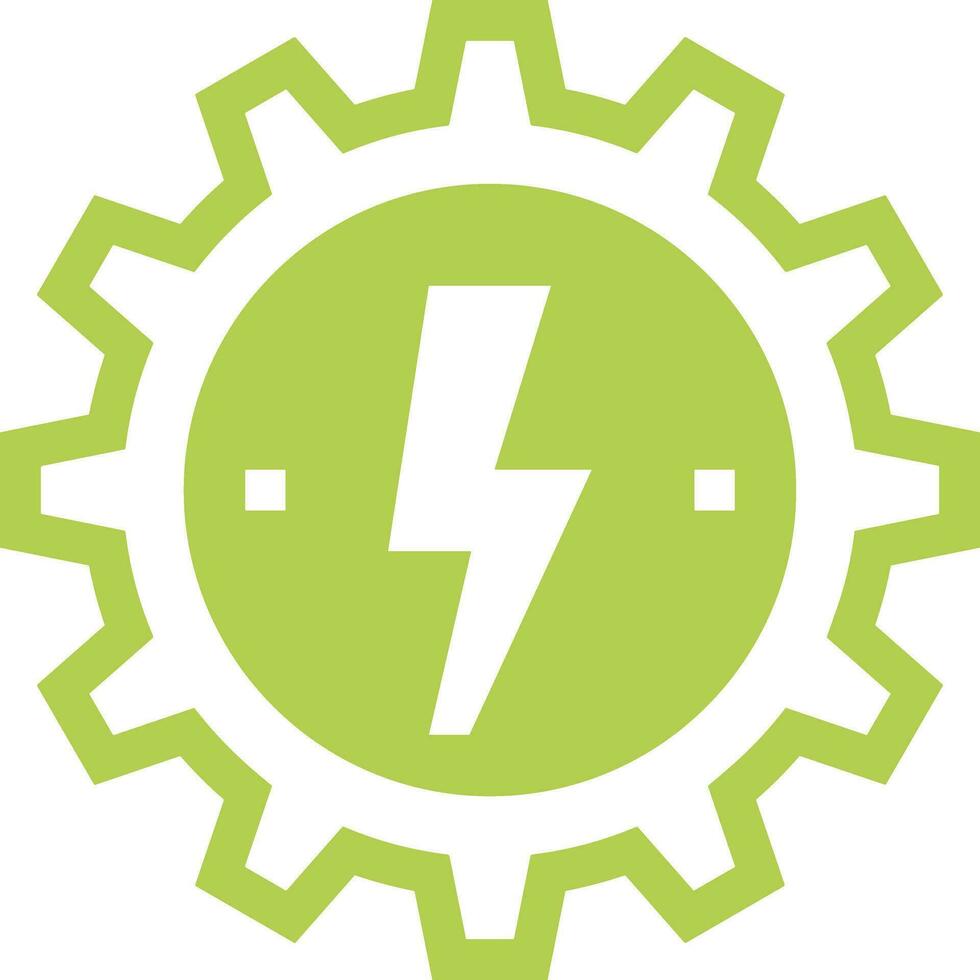 Gear setting symbol icon vector image. Illustration of the industrial wheel mechine mechanism design image