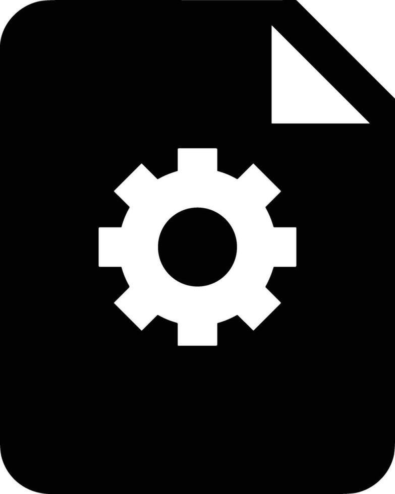 Gear setting symbol icon vector image. Illustration of the industrial wheel mechine mechanism design image