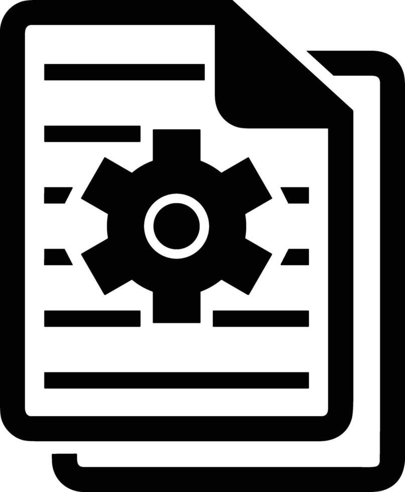 Gear setting symbol icon vector image. Illustration of the industrial wheel mechine mechanism design image