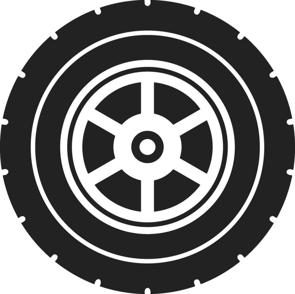 Gear setting symbol icon vector image. Illustration of the industrial wheel mechine mechanism design image