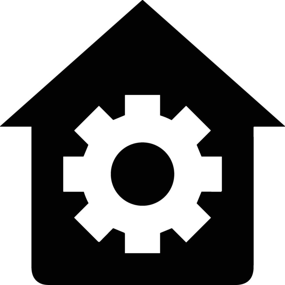 Gear setting symbol icon vector image. Illustration of the industrial wheel mechine mechanism design image
