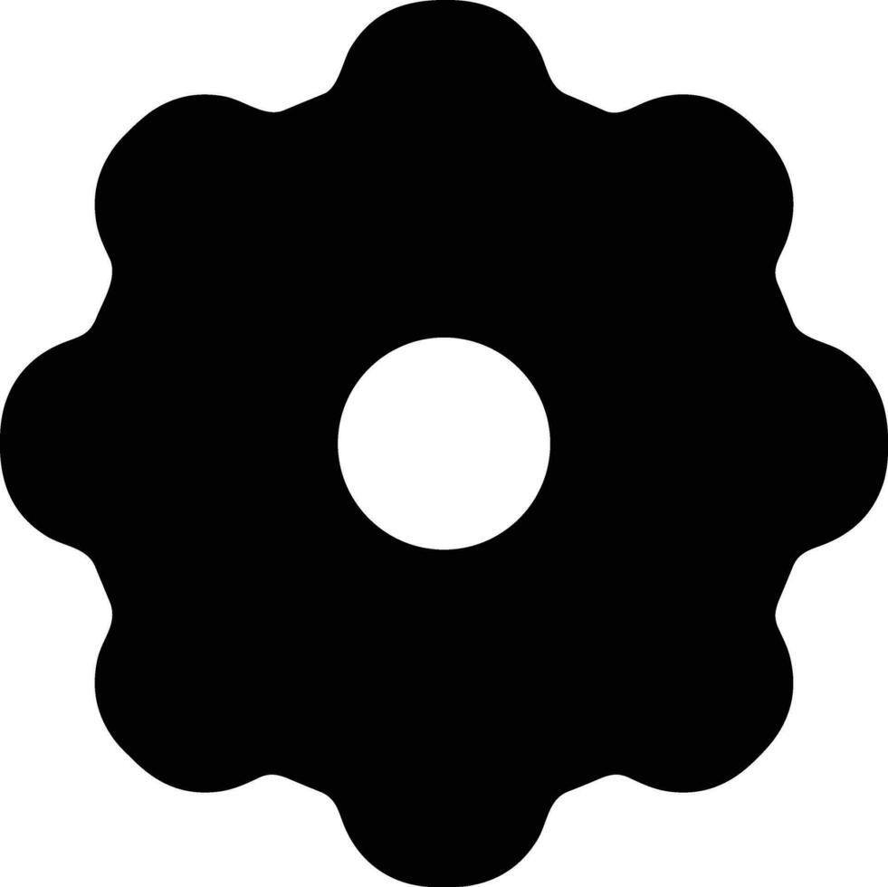 Gear setting symbol icon vector image. Illustration of the industrial wheel mechine mechanism design image
