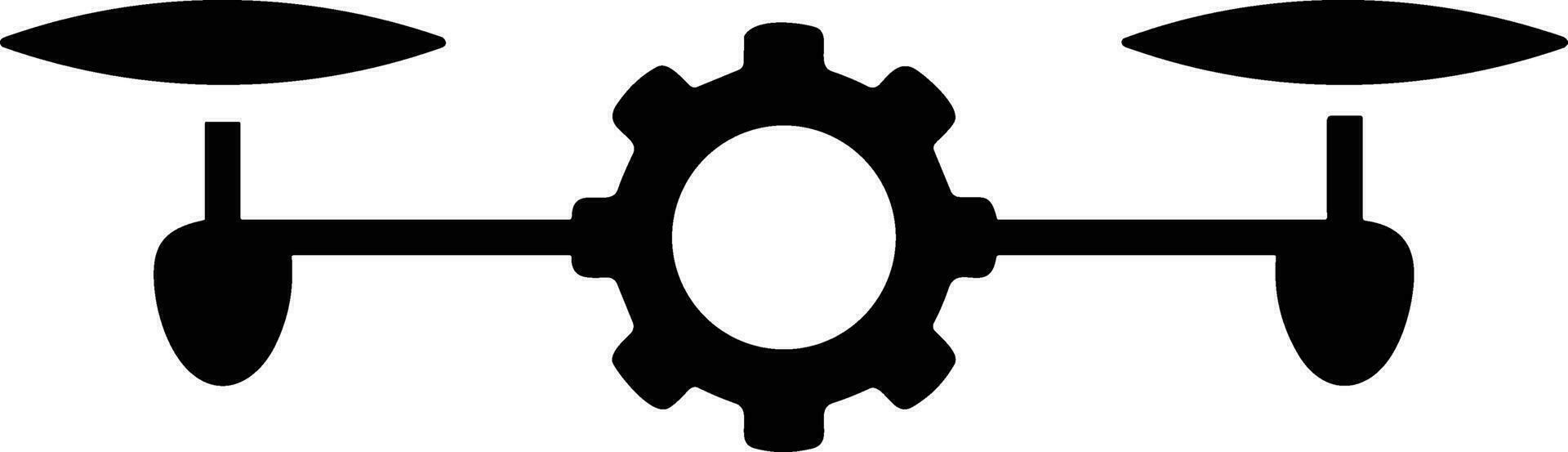 Gear setting symbol icon vector image. Illustration of the industrial wheel mechine mechanism design image