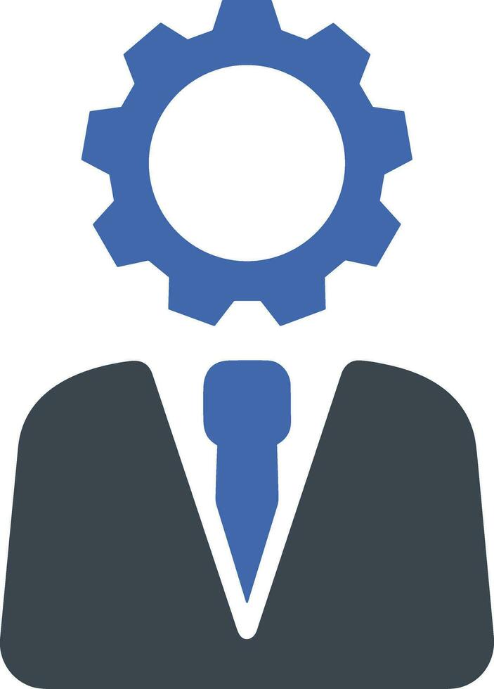 Gear setting symbol icon vector image. Illustration of the industrial wheel mechine mechanism design image