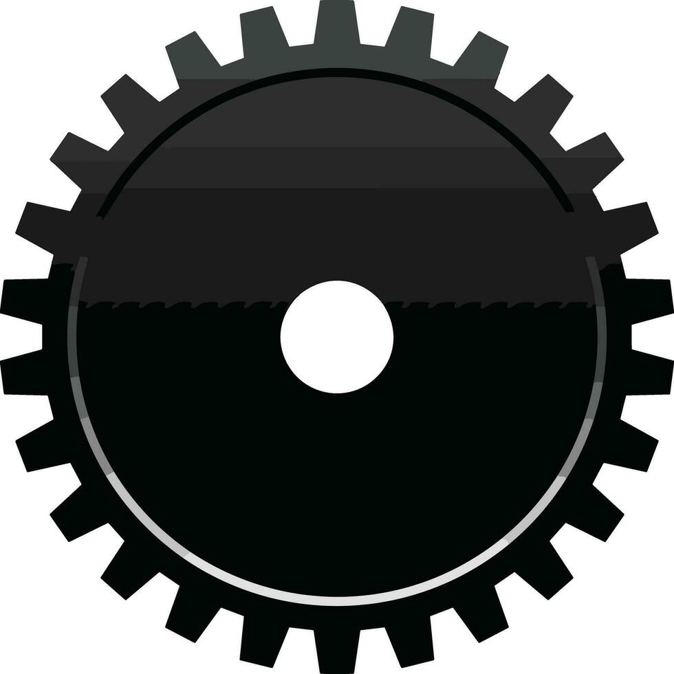 engranaje ajuste símbolo icono vector imagen. ilustración de el industrial rueda máquina mecanismo diseño imagen