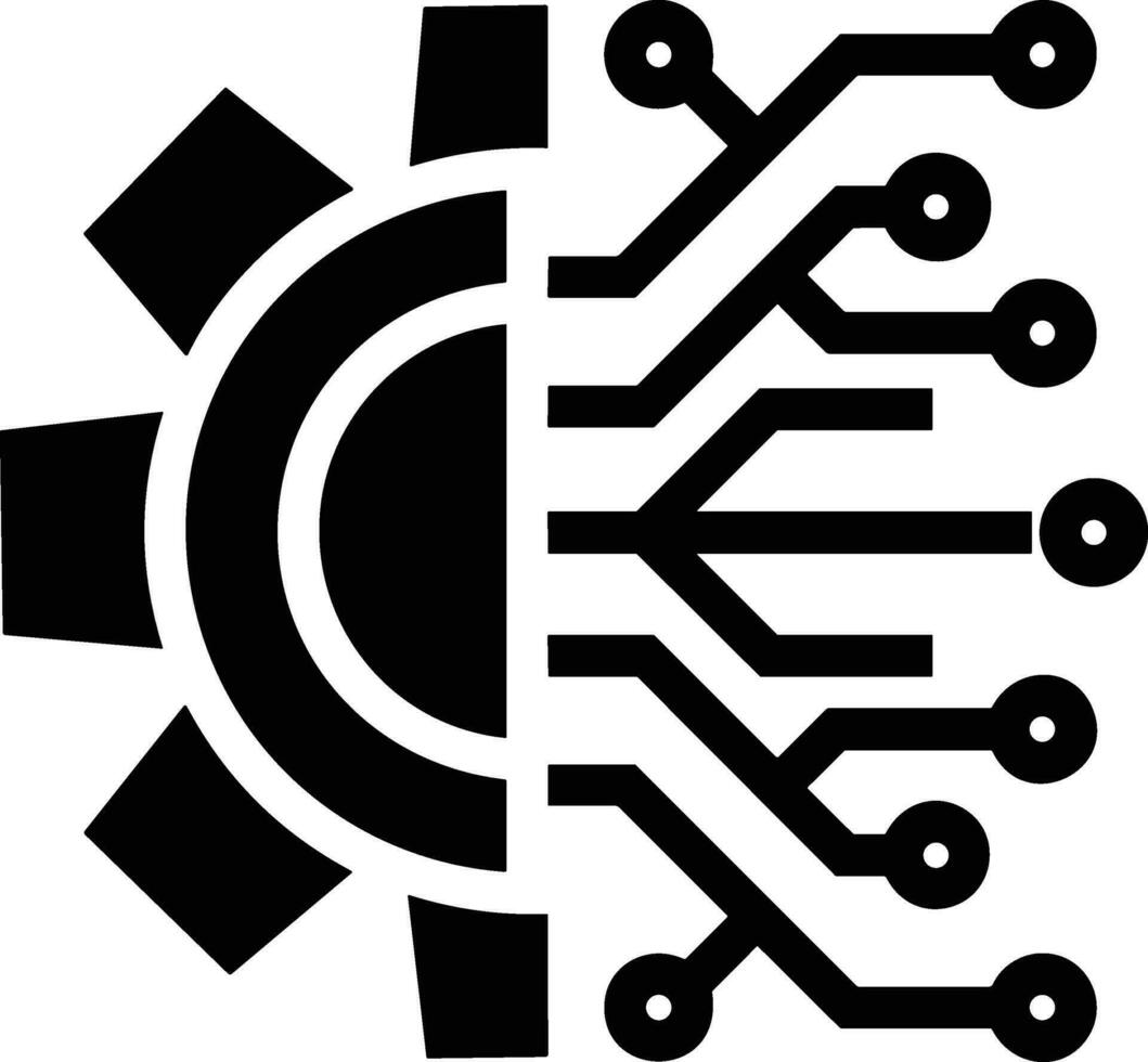 Gear setting symbol icon vector image. Illustration of the industrial wheel mechine mechanism design image