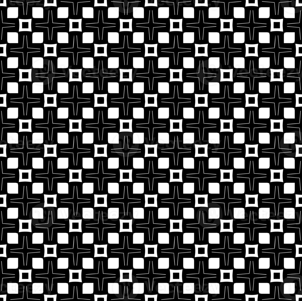 Black seamless abstract pattern. Overlay for background and backdrop. Ornamental design. PNG graphic illustration with transparent background.