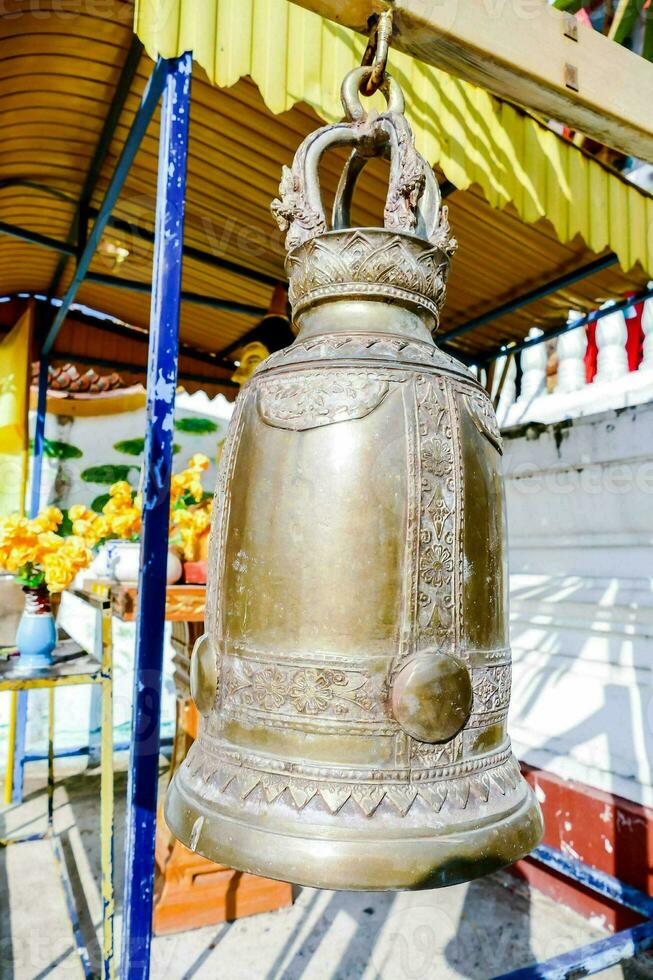 Ornate metal bell photo