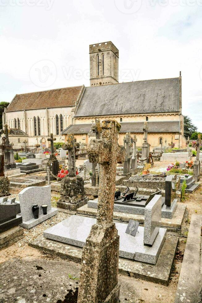 memoriales en el cementerio foto