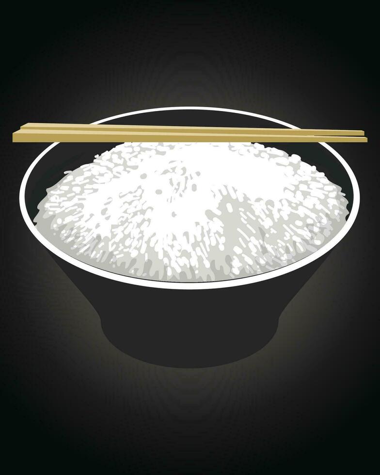 Chinese culture bowl vector. Isolated illustration of Asian cultural objects. vector
