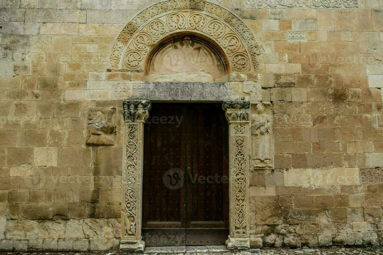 Old stone doorway photo