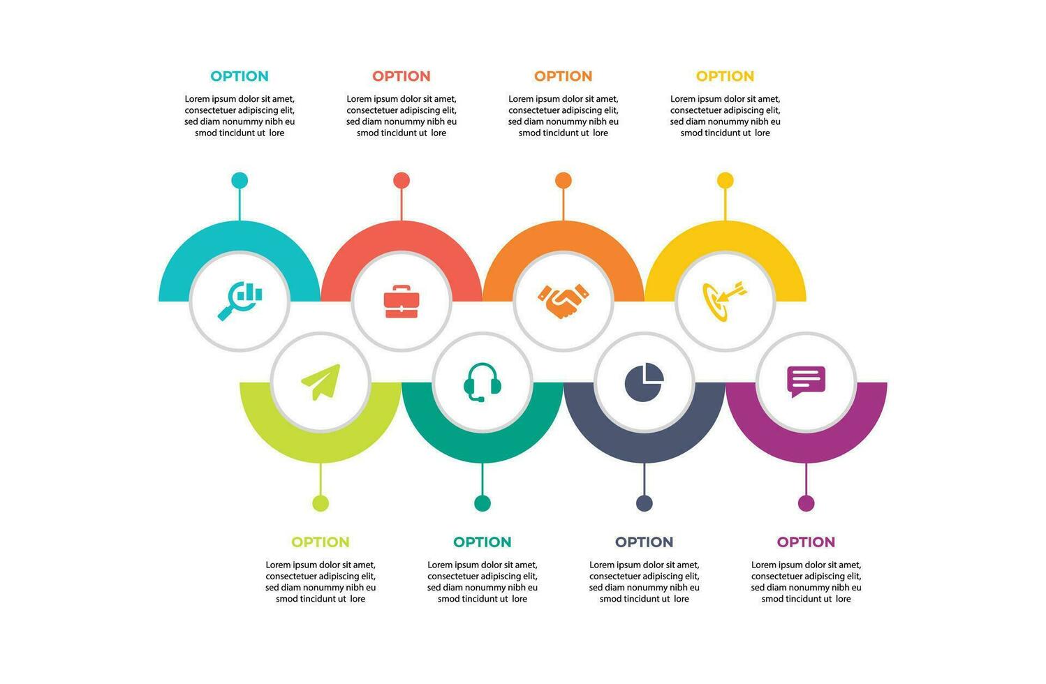 Infographic Template Design. Presentation Template. vector