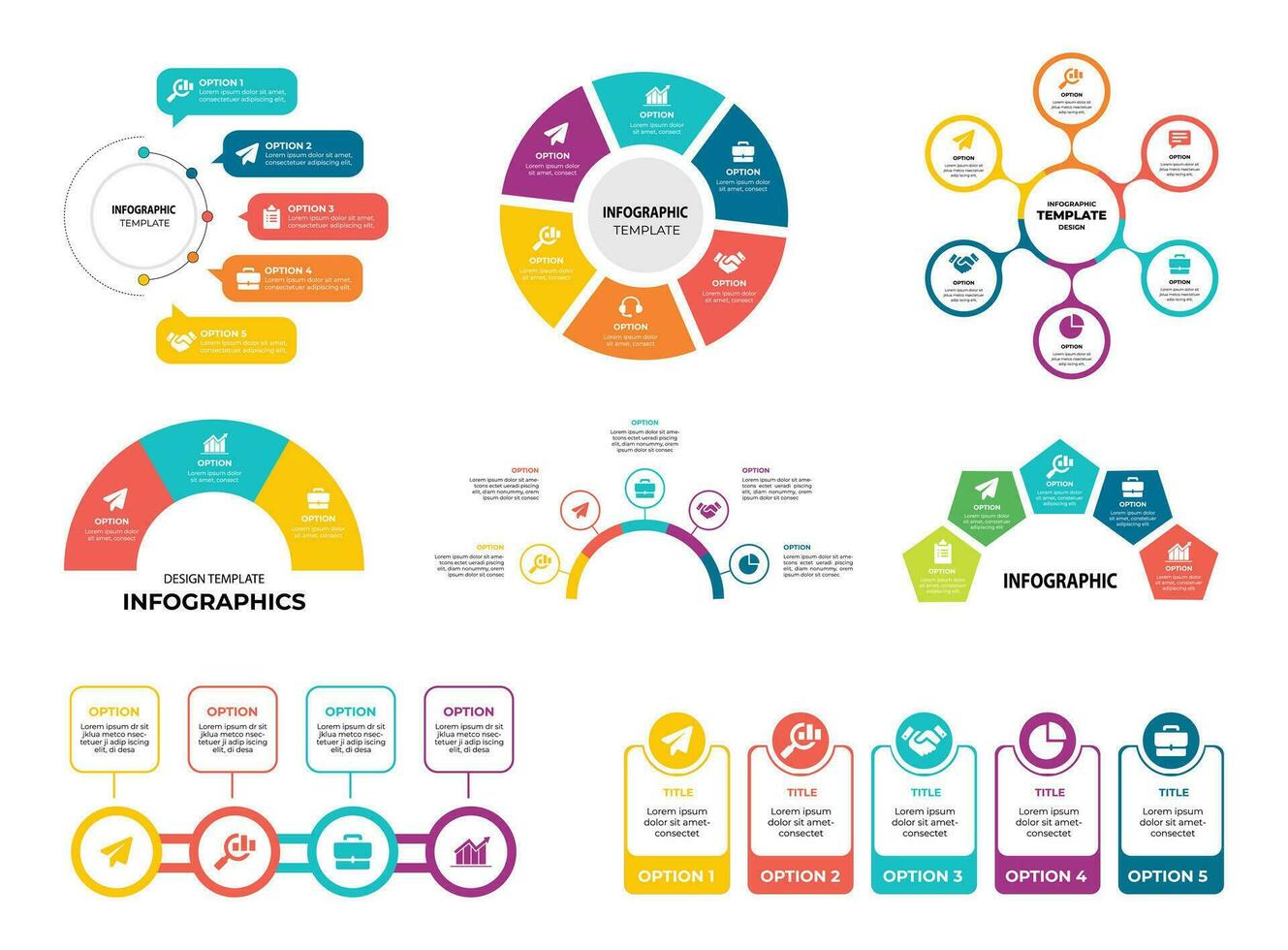 Infographic Template Design. Presentation Template. vector