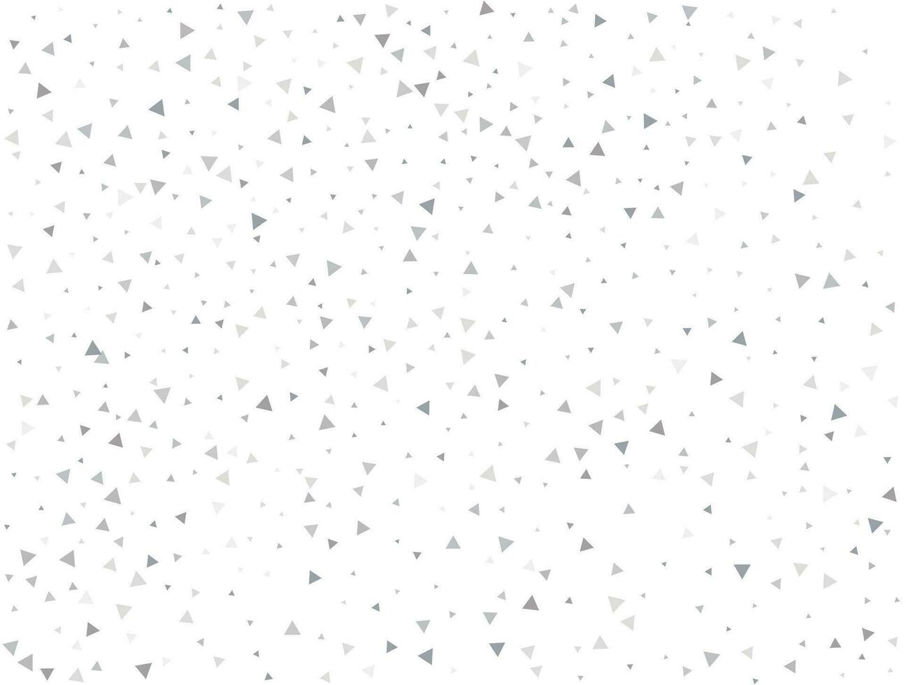 Luxury Light silver Triangular glitter confetti background. White festive texture vector