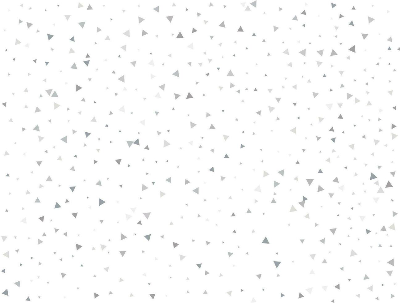 Luxury Light silver Triangular glitter confetti background. White festive texture vector