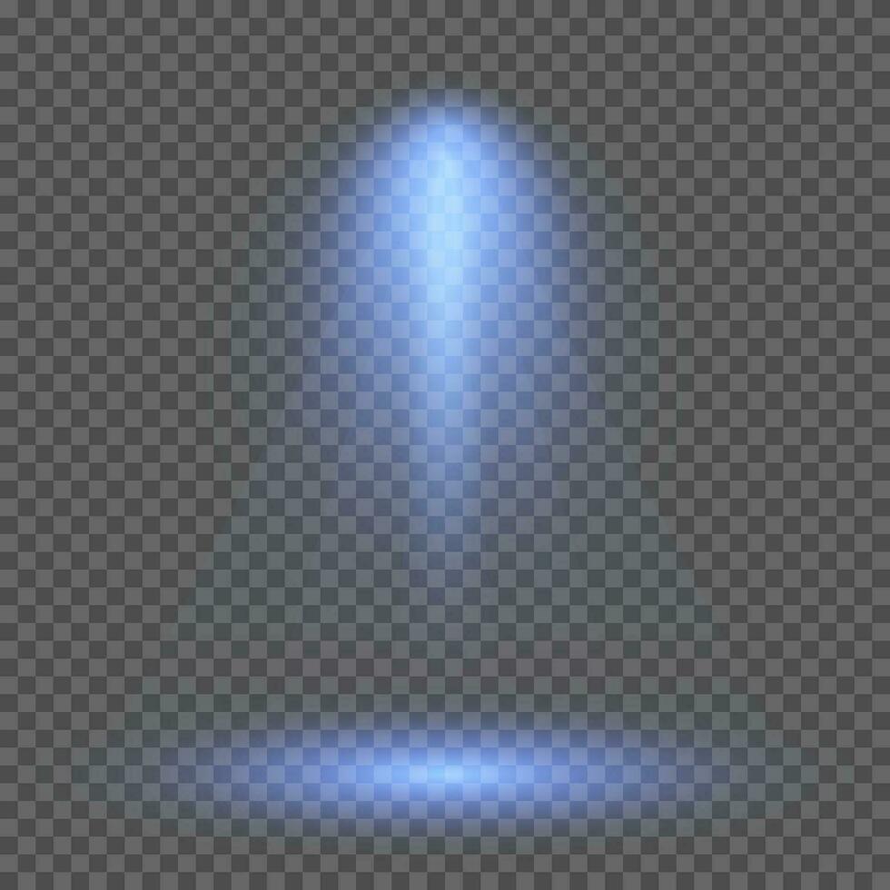 Lighting with spotlight illumination effects vector
