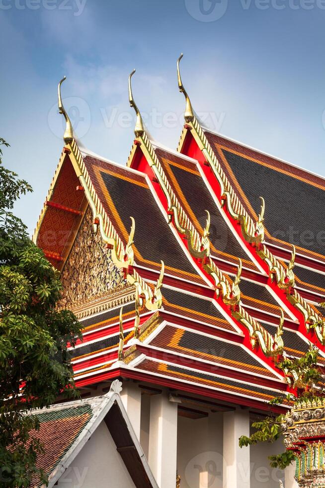 Thai ancient colorful. Located in Bangkok, Thailand photo