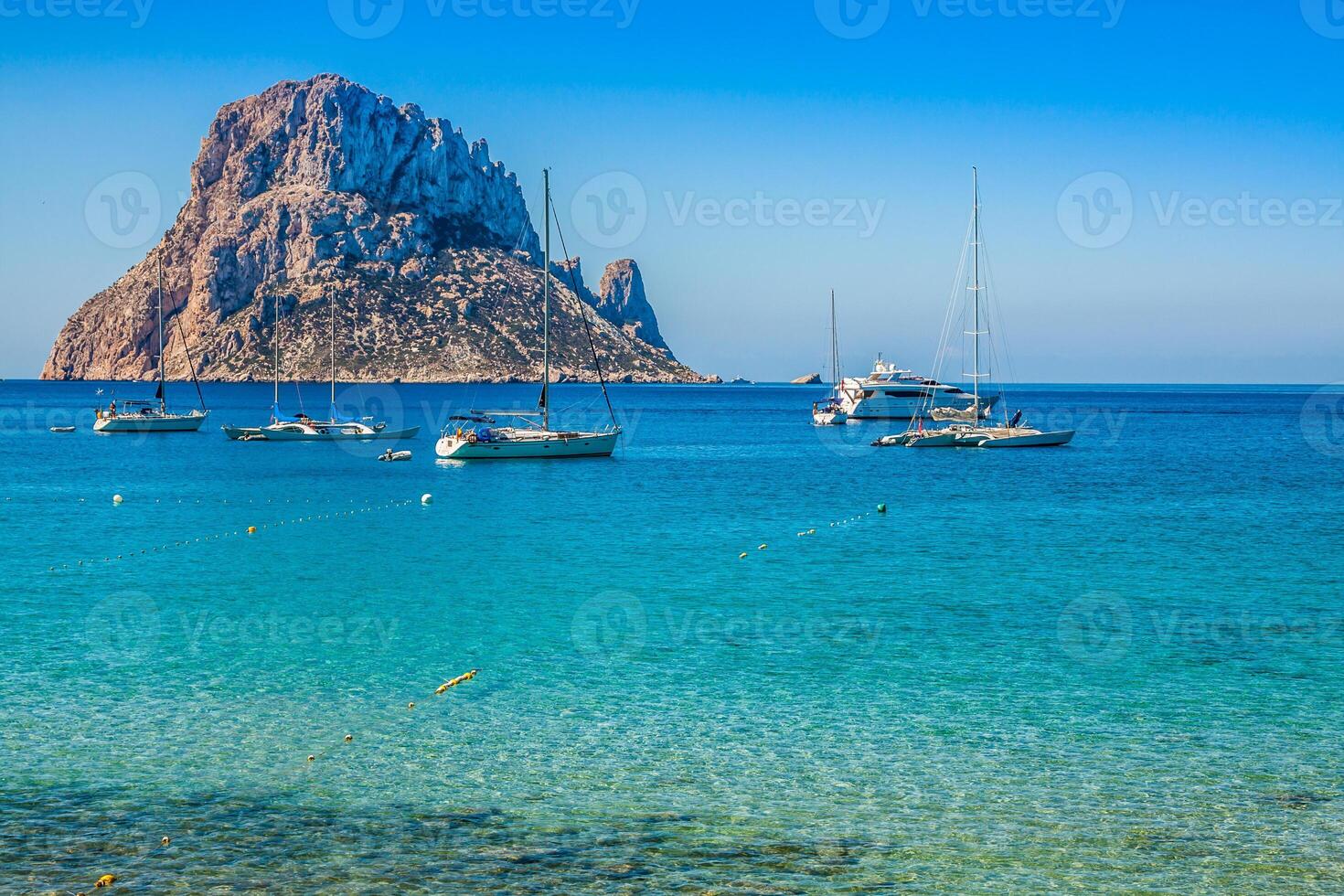 es vedra isla de ibiza cala d hort en islas baleares foto