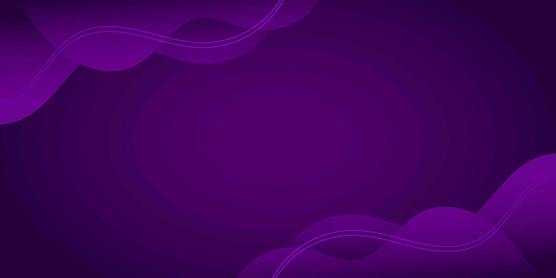 Purple color abstract background with geometric composition and fluid waves. Vector illustration