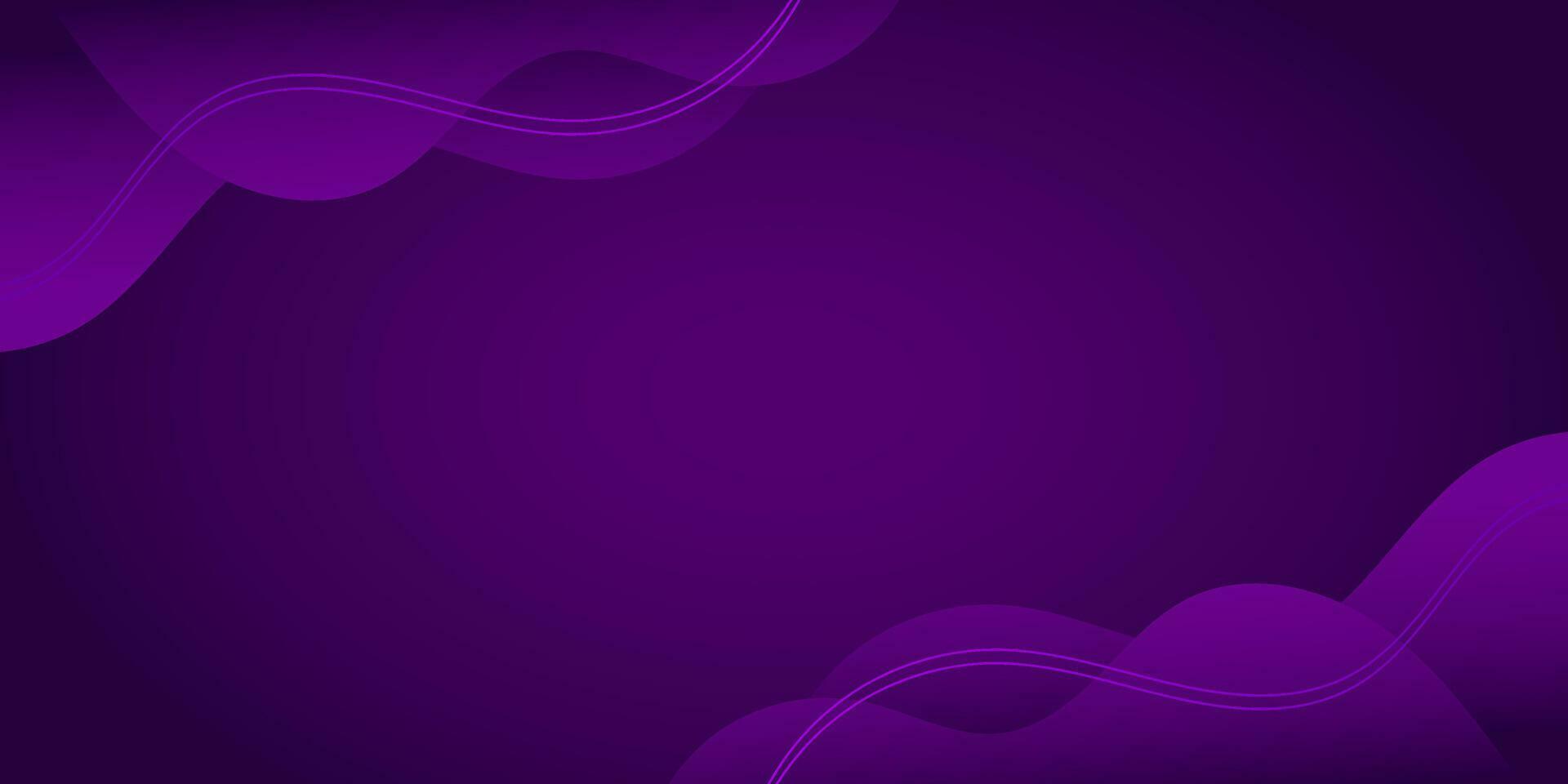 Purple color abstract background with geometric composition and fluid waves. Vector illustration