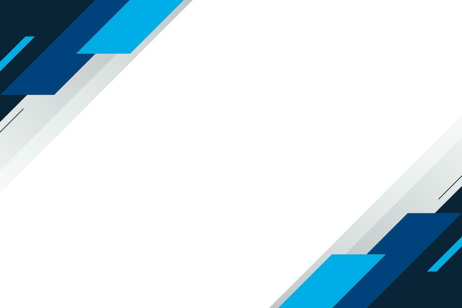 Abstract background for presentation with business concept and blue geometric shapes. Vector illustration