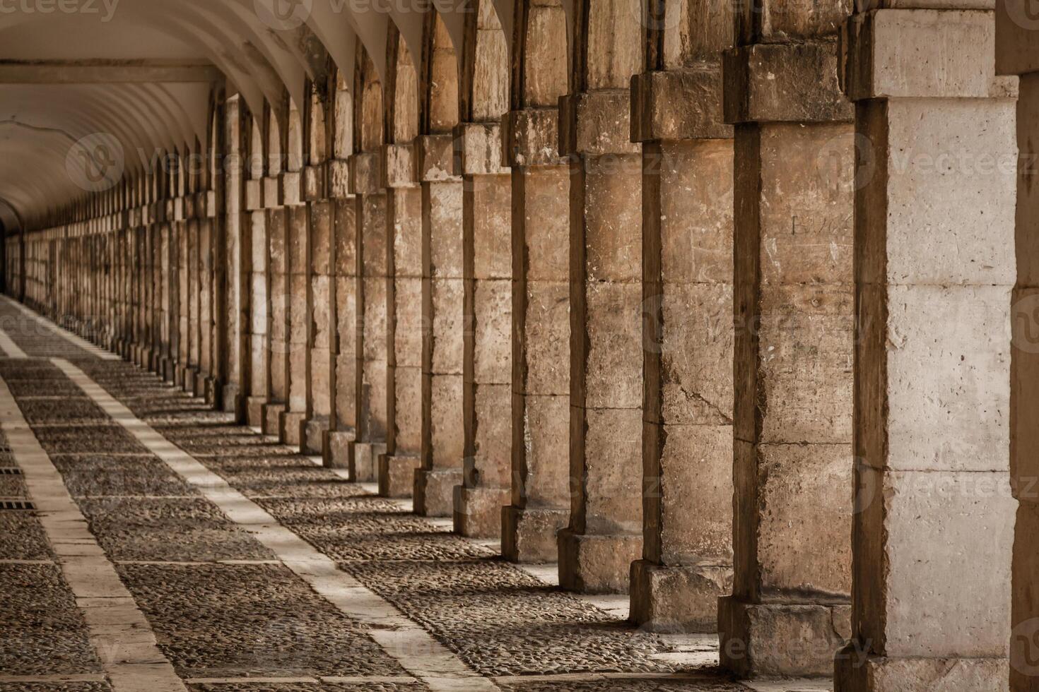 Hallway in Royal Palace of Aranjuez Spain photo