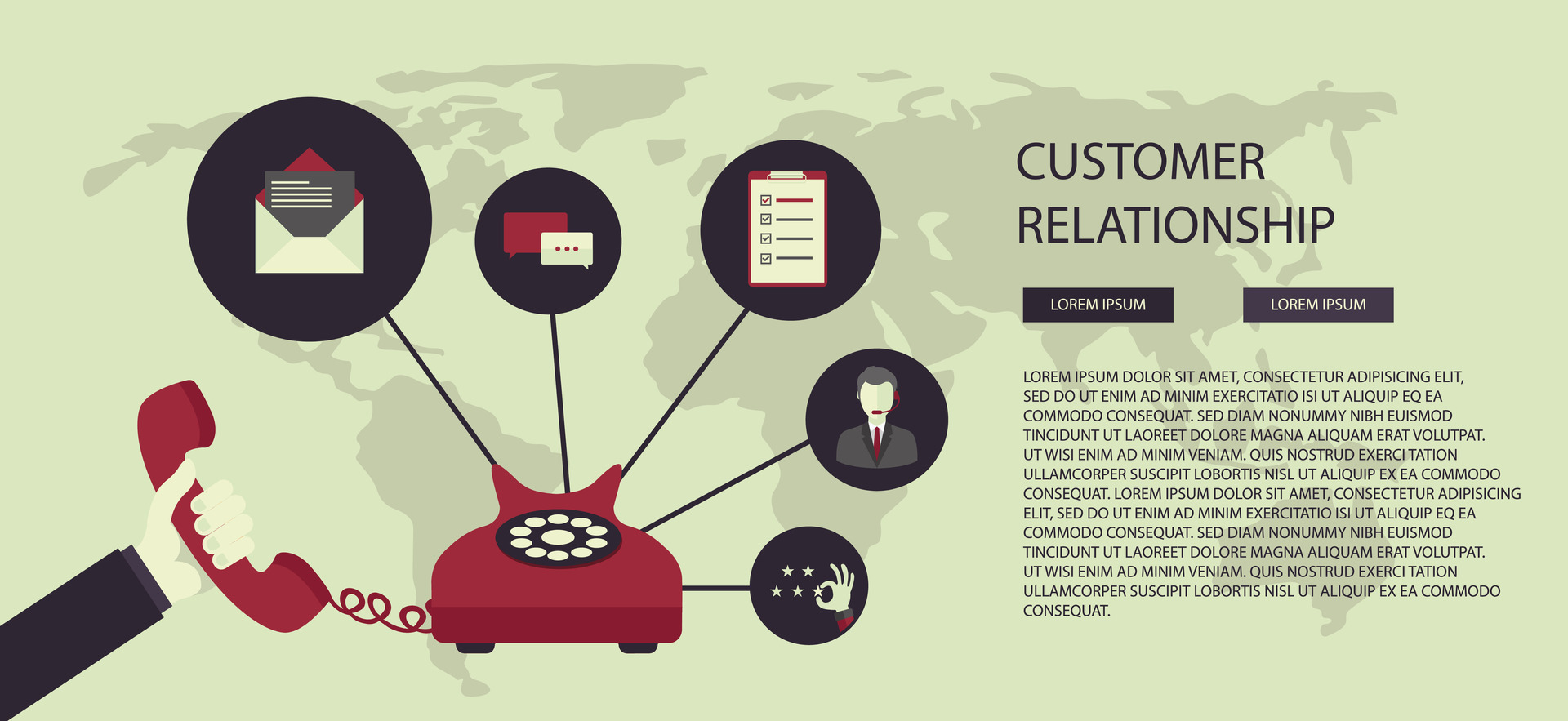 Business Customer Care Service Concept Icons Set Of Contact Us business-customer-care-service-concept-icons-set-of-contact-us