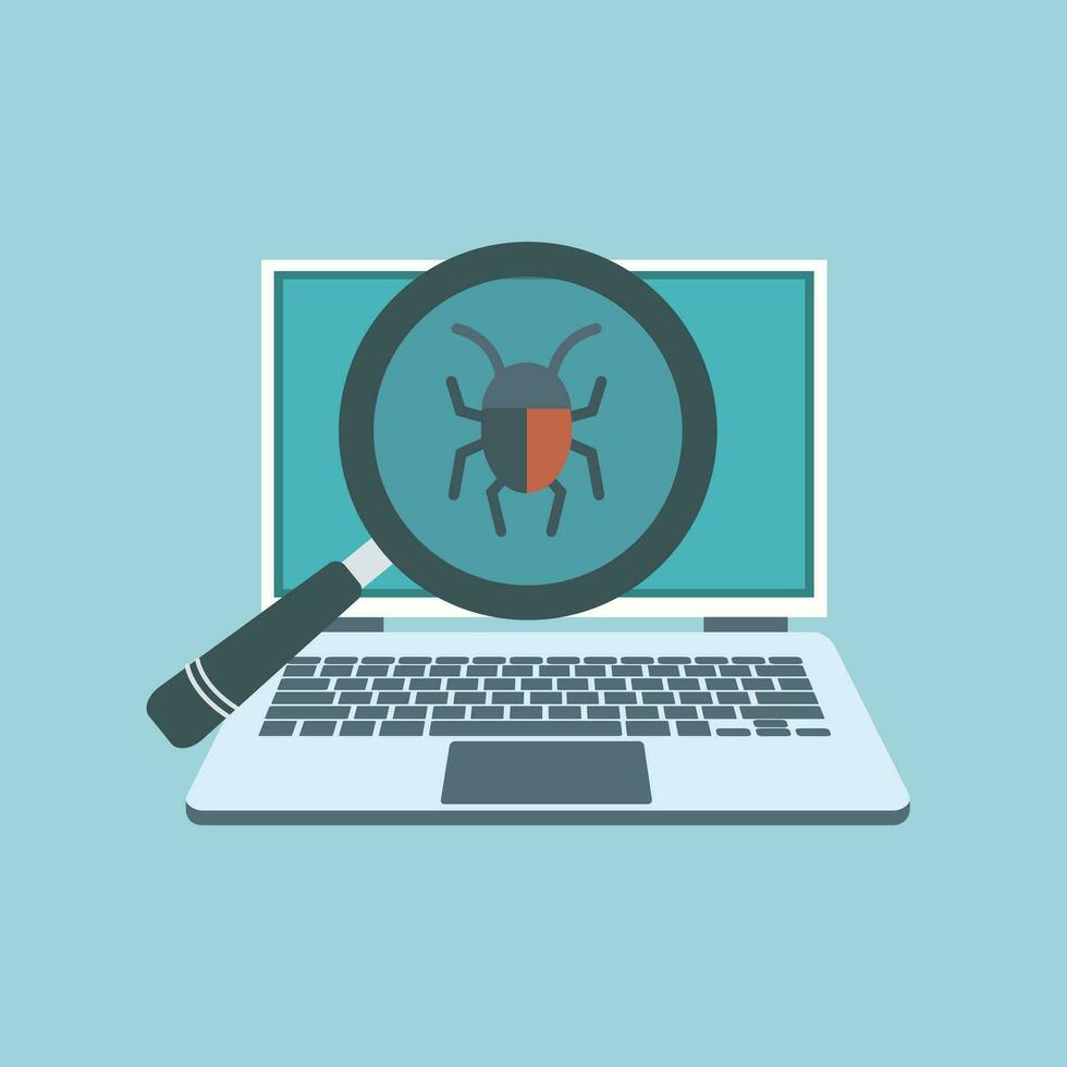 Data protection and on line security concept. Flat vector illustration