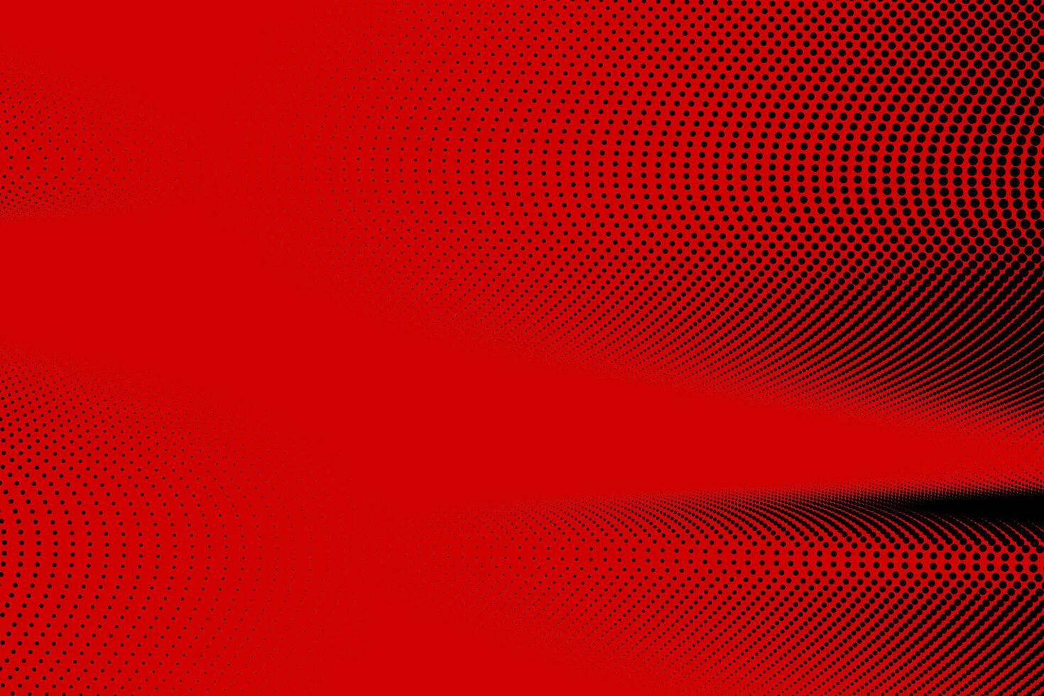 Red and black, pop art design, grunge halftone texture, abstract background. Vector illustration