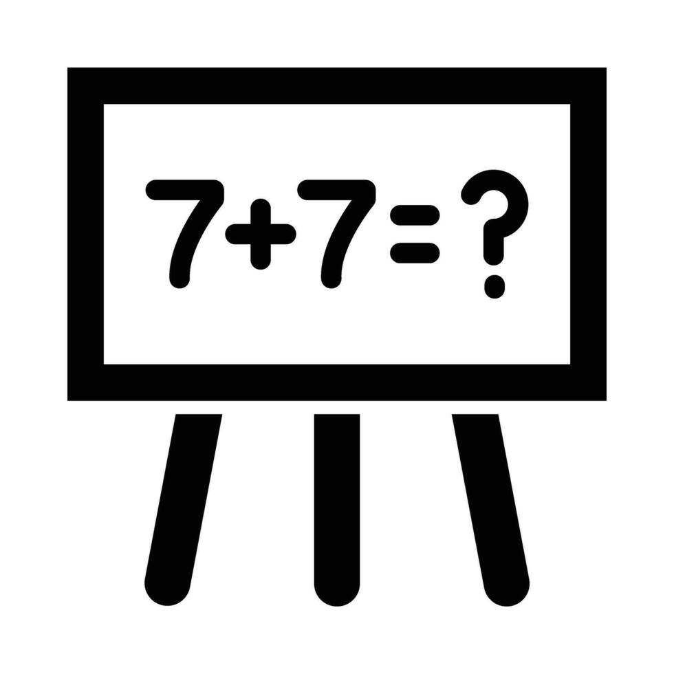 matemáticas vector glifo icono para personal y comercial usar.