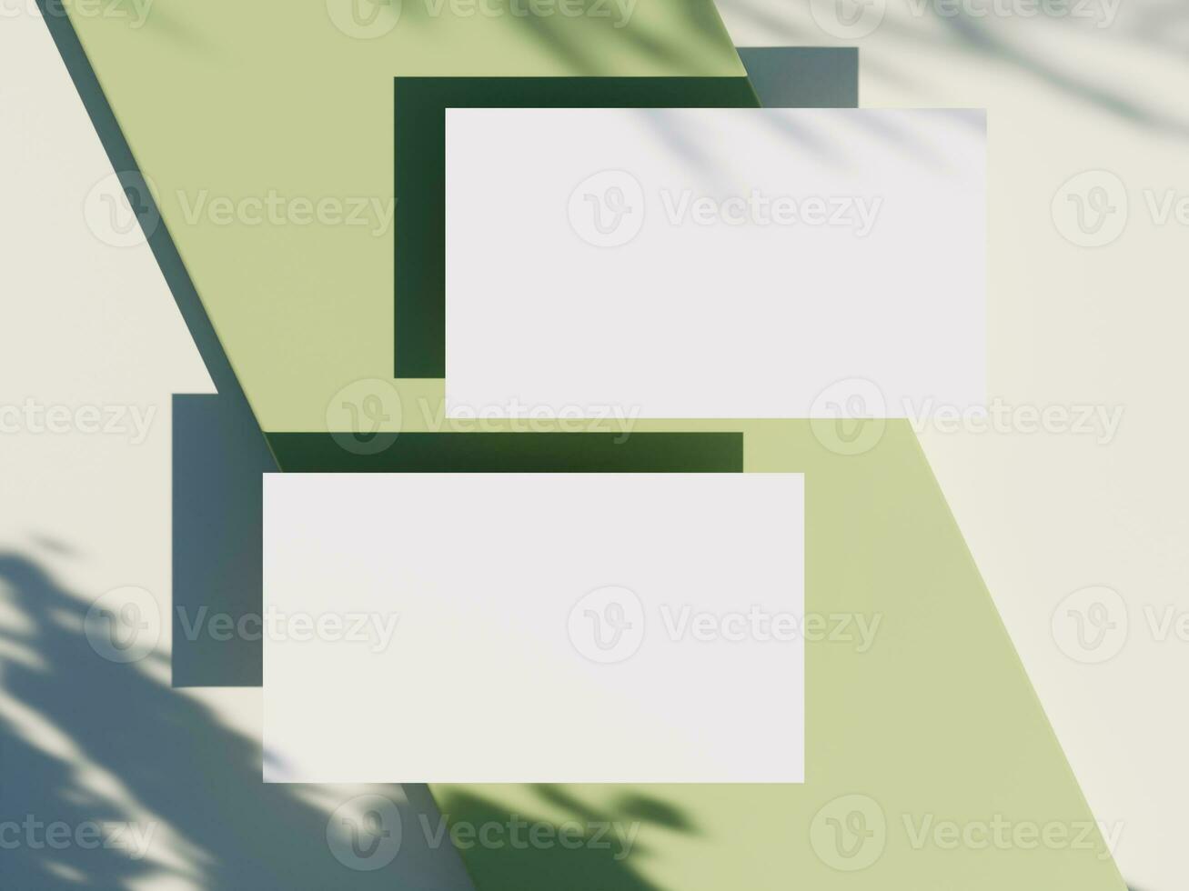 Corporate stationery set mockup at white textured paper business card background. photo