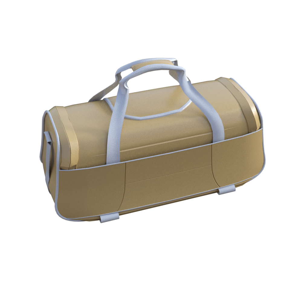 brown suitcase on a transparent png