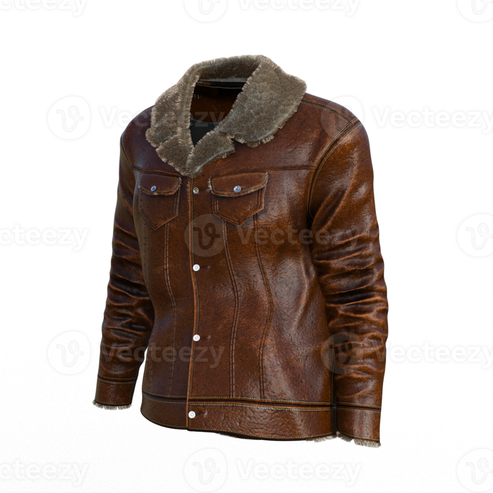 Bomber jacket on transparent png