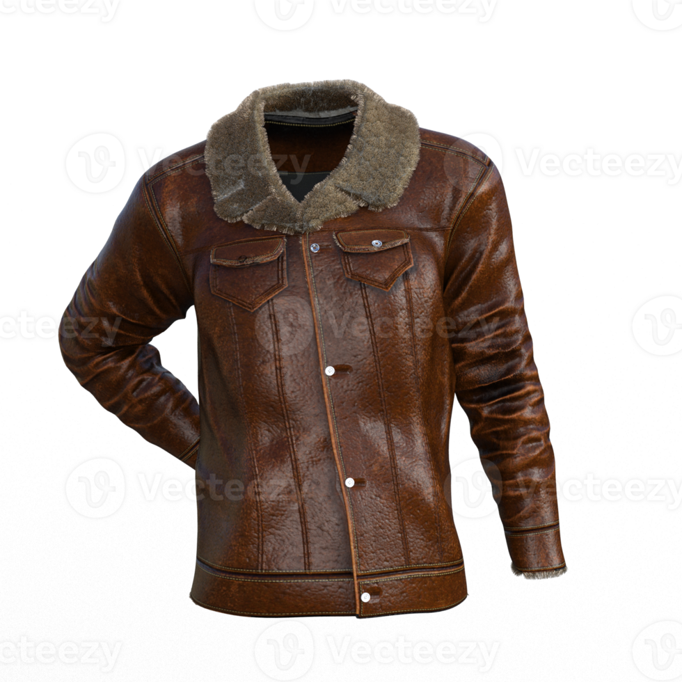 Bomber jacket on transparent png