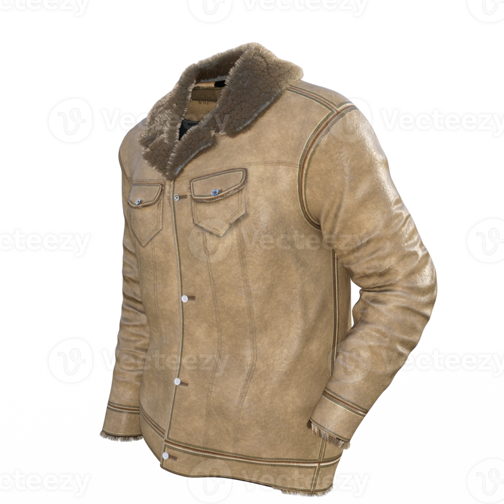 Bomber jacket on transparent png