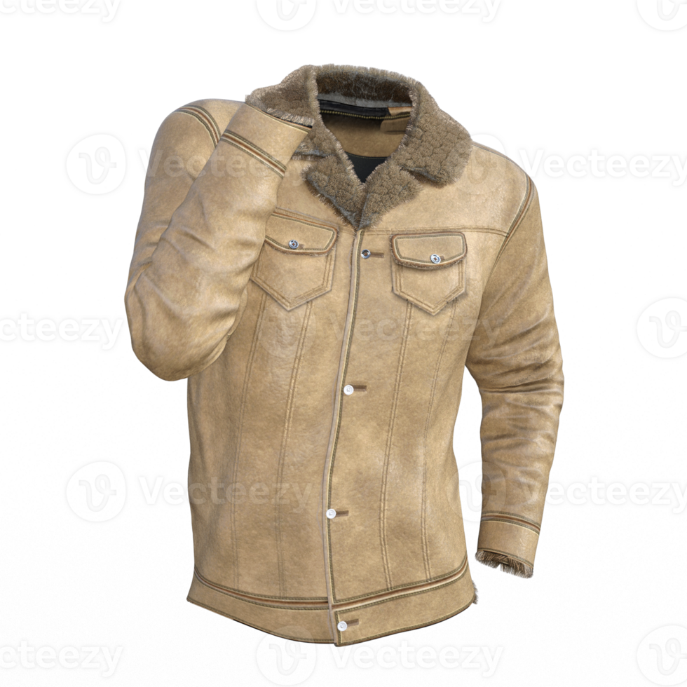 Bomber jacket on transparent png