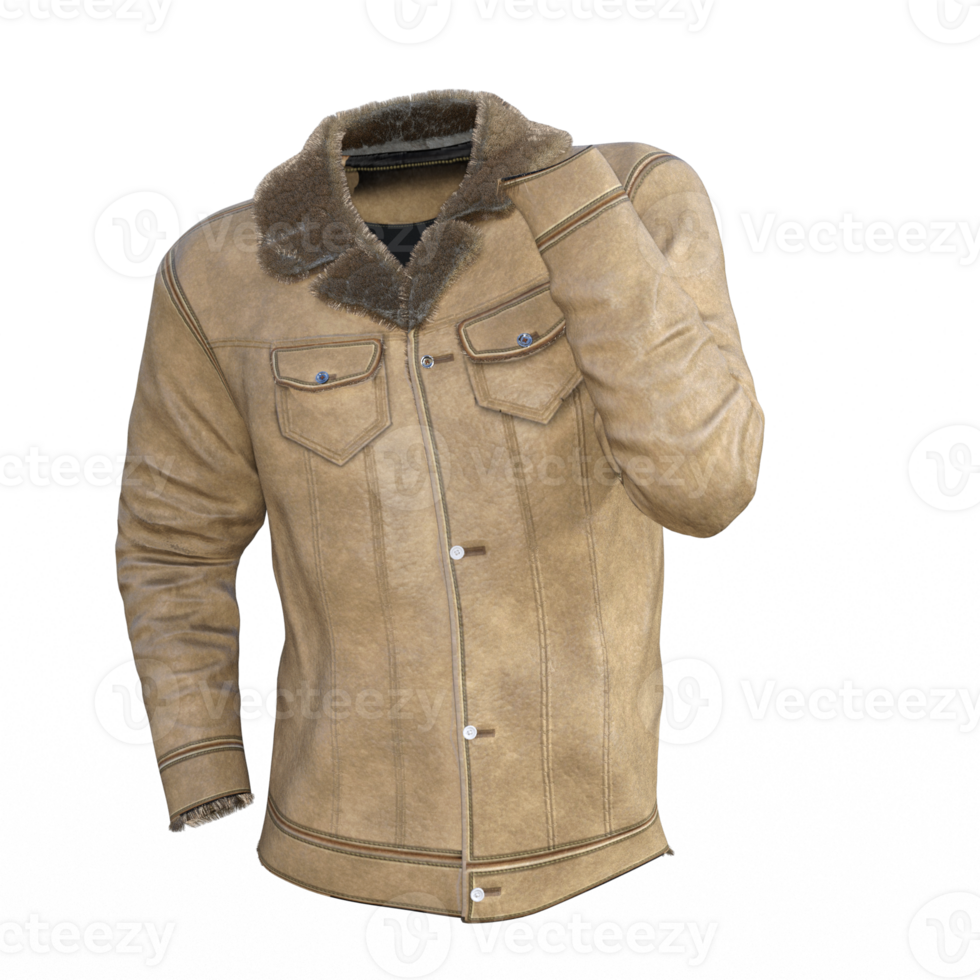 Bomber jacket on transparent png
