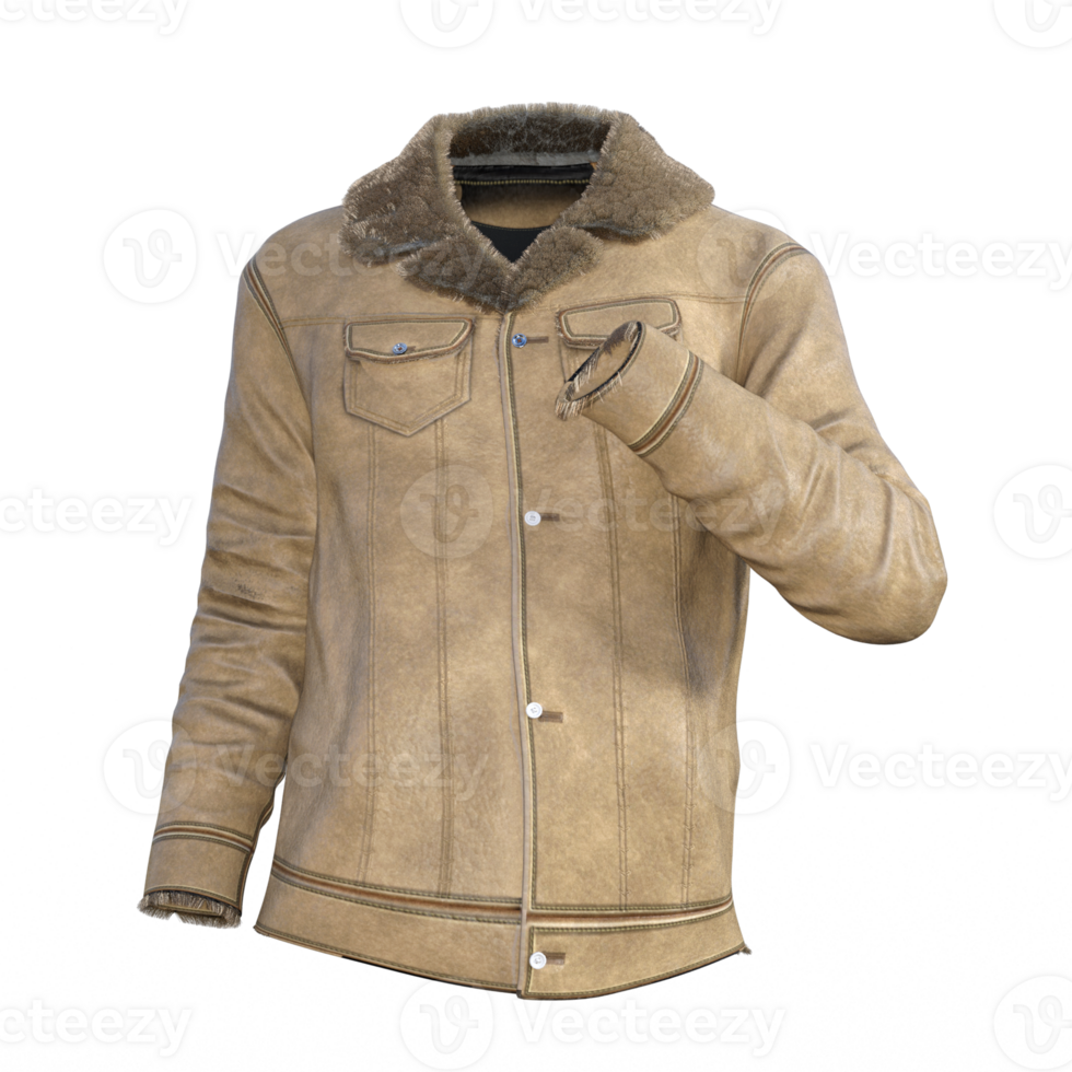 Bomber jacket on transparent png