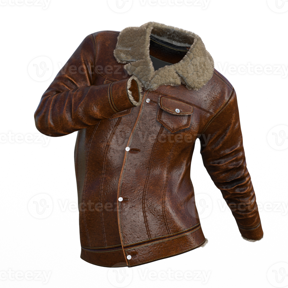 Bomber jacket on transparent png