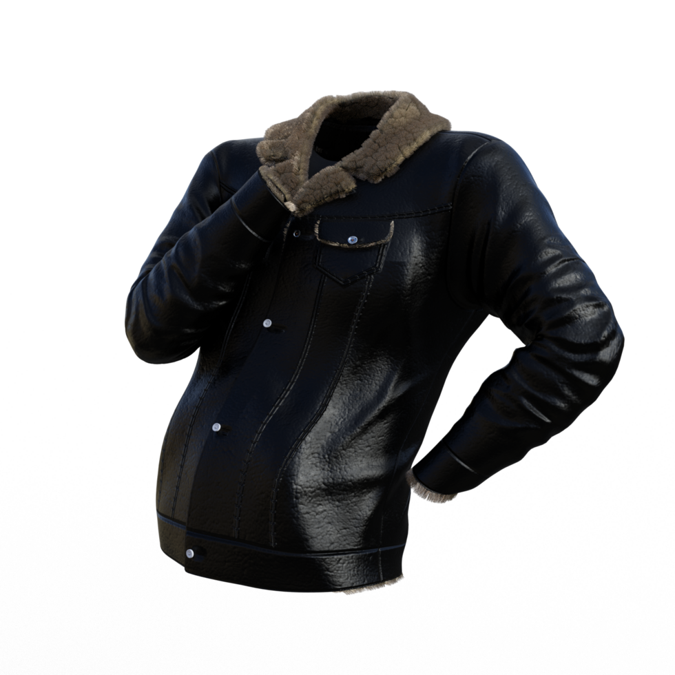 Bomber jacket on transarent png