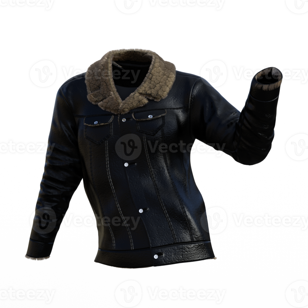 Bomber jacket on transparent png